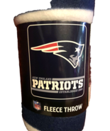 New England Patriots Fleece blanket Split Soft Throw 50&quot; x 60&quot; - $16.20 CAD