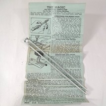 Vintage The Magic Rug Maker &amp; Hemstitcher All Sewing Machines tool instr... - $28.00