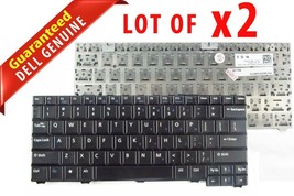 LOT2 Dell Latitude 2100 2110 2120 US English Laptop Keyboard Black NW3XM U041P - £28.76 GBP