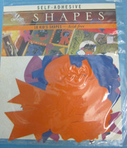 Kid&#39;s Life Shapes Cut Outs Self-Adhesive Acid-Free Scrapbook Decorating Orange - £7.15 GBP