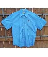 Denver Broncos Button-Up Short Sleeve Shirt-Blue-M-Cutter &amp; Buck-Cotton-... - €36,00 EUR