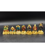Made in Japan 7 Lucky Gods Of Happiness Immortals Resin Mini Figures READ - €19,25 EUR