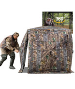 FUNHORUN Hunting Blind 270/360 Degree See Through Ground Blind for Deer ... - €314,96 EUR