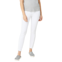 H by Halston Ladies Ankle Jegging with Zipper Detail White Petite 14P - £28.30 GBP