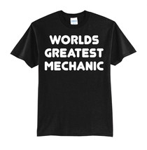 WORLDS GREATEST MECHANIC-NEW BLACK-T-SHIRT FORD-CHEVY-BMW-AUDI-JEEP-S-M-... - $19.99