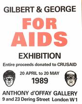 Gilbert &amp; George For Aids Exhibition - Entire Proceeds Given To Crusaid ... - £23.11 GBP