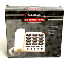 New Sealed Radio Shack Big Button Phone 43-341 One Touch Emergency - 10# Memory - $42.56