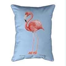 Betsy Drake Flamingo Light Blue Background Extra Large Corded Indoor Outdoor - £49.46 GBP