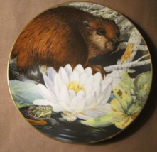 BEAVER collector plate Geoff Mowery - Franklin Mint Country Diary series... - £19.75 GBP