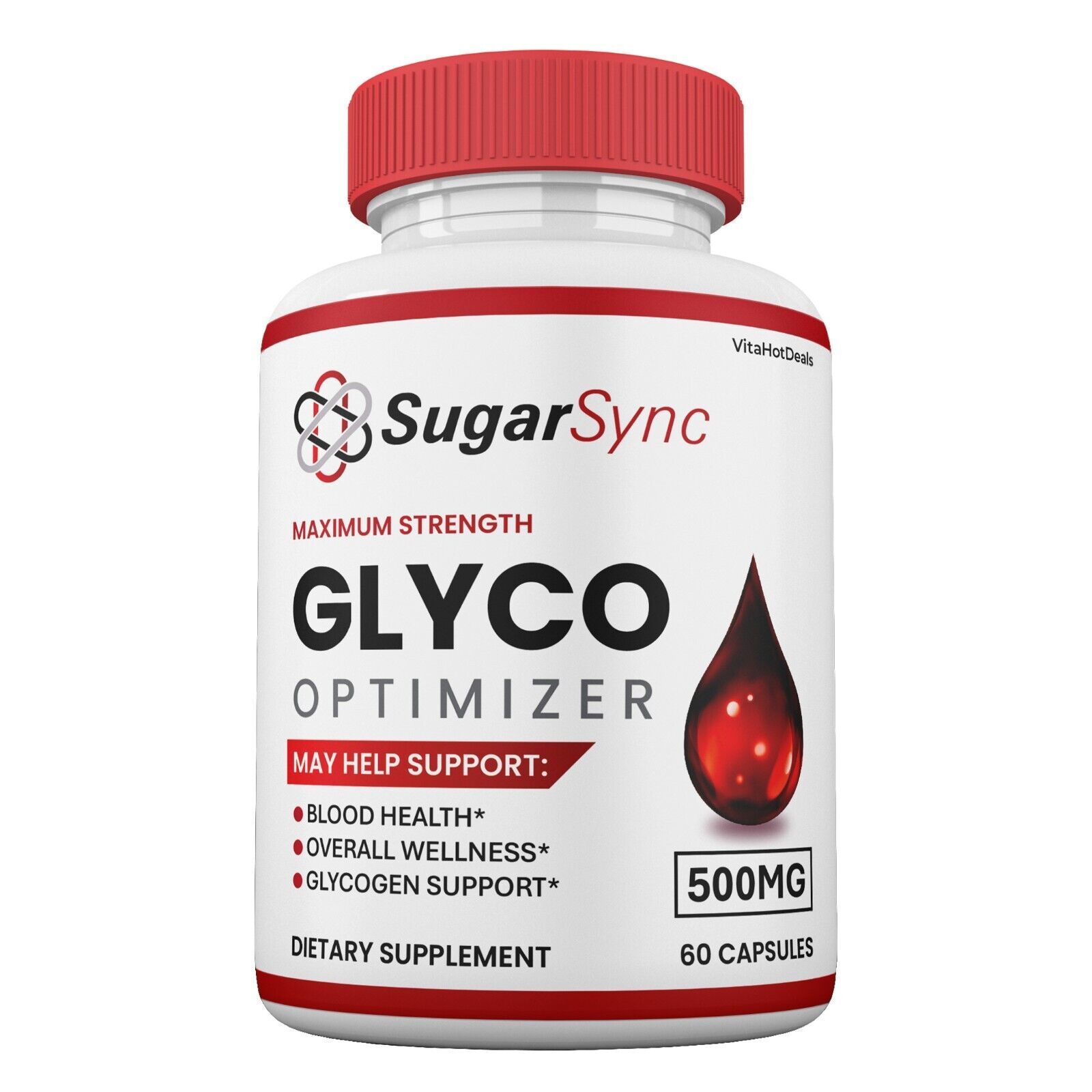 1 Pack Sugar Sync Glyco Capsules, SugarSync Optimizer Max Strength Supplement