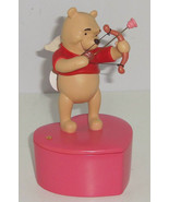 Disney Winnie Pooh Trinket Box Figurine Keepsakes From the Heart Cupid - £47.78 GBP