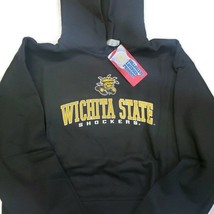 NCAA Wichita State Shockers Unisex Go To Hood Pullover Youth Size XL Black - £9.89 GBP