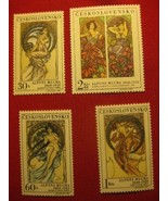 Postal Stamps Alfons Mucha - £39.23 GBP