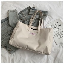 Korean Version Tote Bag Nylon Waterproof Oxford Cloth Simple Ladies Large-capaci - £17.69 GBP