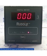 Rudolf DM 3258 3-Phase Digital Ammeter CT 400/5A DM3258 SEL Fuji Bridex - $394.02