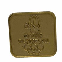 McDonald’s Chicago Store Olympian Fast Food Employee Crew Enamel Lapel Hat Pin - £6.42 GBP