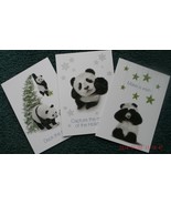 BRAND NEW PANDA POSTCARDS Lot of 3 &quot;cute&quot; size 6&quot; x 4&quot; - $5.48 CAD