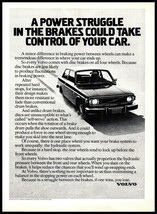 1974 Magazine Car Print Ad - VOLVO Disc Brakes On All 4 Wheels A7 - $5.69