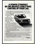 1974 Magazine Car Print Ad - VOLVO Disc Brakes On All 4 Wheels A7 - $7.98 CAD