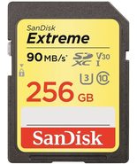 Sandisk Extreme - Flash Memory Card - 256 GB - SDXC UHS-I - Black - £40.09 GBP
