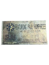 Orchestral Manoeuvres in the Dark (OMD) 9/20/2000 Anaheim Concert Ticket... - $15.00