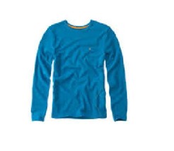 An item in the Fashion category: MEN'S VOLCOM ROGAN THERMAL LONG SLEEVE  SHIRT TURQUOISE/ORANGE STONE NEW $35