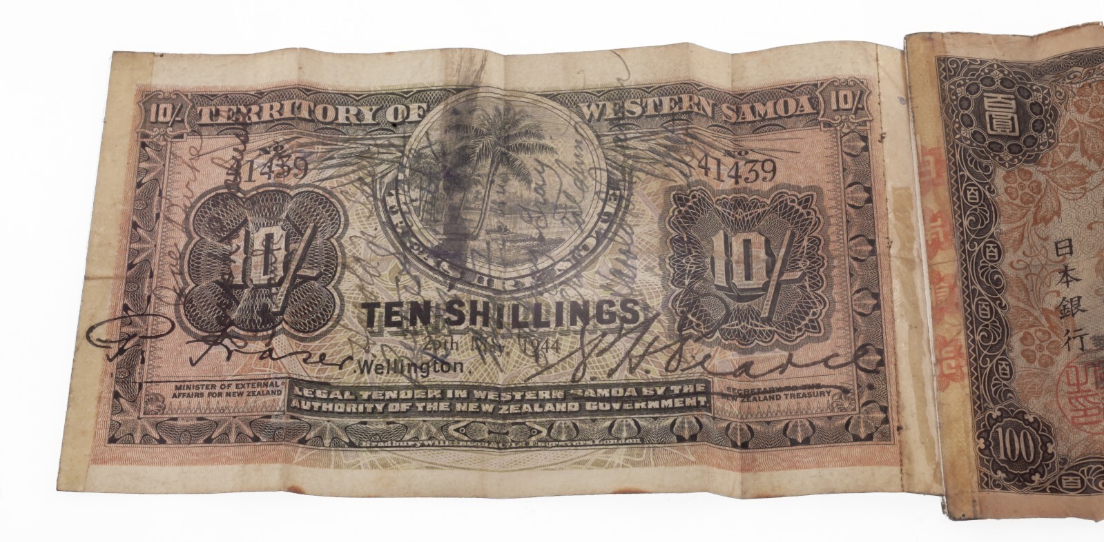WWII US Short Snorter totaling 28 Notes! R5D-1 Honolulu To Oakland Item image 5