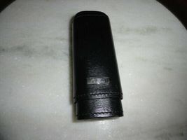 Columbus Black Leather cigar case and holder - $84.15