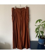Anthropologie High Rise Wide Leg Brown Rust Boho Hippie High Waisted Siz... - $89.16 CAD