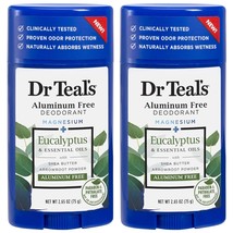 Dr. Teals Eucalyptus Deodorant Gift Set (2 Pack, 2.65oz Ea.) - Eucalyptus Essent - £20.72 GBP