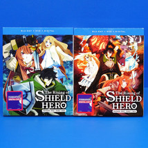 The Rising of the Shield Hero Complete Anime Season 1 Part 1 &amp; 2 Blu-ray/DVD A/B - £66.85 GBP