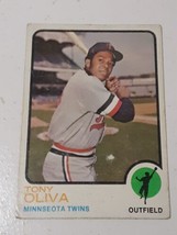 Tony Oliva Minnesota Twins 1973 Topps Card #80 - £3.94 GBP