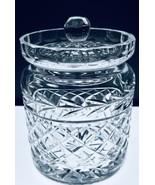 Waterford Crystal Glass Glandore Biscuit Barrel Sweet Candy Cookie Jar &amp;... - $115.33 CAD