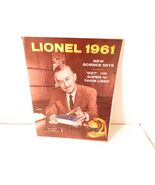 LIONEL POST-WAR  - 1961 BLACK AND WHITE ADVANCE CATALOG- EXC. - H16 - $23.70