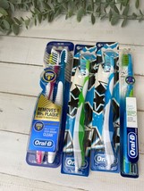 Bundle of 4 Oral-B Toothbrushes-Assorted NIB FREE SHIPPING - £9.42 GBP