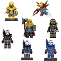 7pcs Avengers Building Blocks Minifigure War Robot Hawkeye Building Bloc... - $430.99 MXN