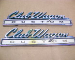 FORD CLUB WAGON CUSTOM EMBLEMS # 26663 BADGE OEM - $35.99