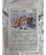 Vintage Noahs Ark with Soft Dolls Pattern CreaNavity #1330 Wooden Ark So... - $26.99