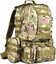 Cvlife Tactical Backpack Military Army Rucksack 60L Large Assault Pack - £38.83 GBP