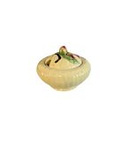 Carlton Ware Lidded Trinket Dish Floral Covered Jar England Vintage Porc... - $25.20