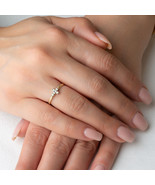 Gold Diamond Cross Rope Band Ring - $2,507.18 MXN+