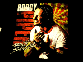 ROWDY RODDY PIPER- Rowdy Since &#39;54 Pro WWF Wrestling SZ L Black OFFICIAL... - $24.99