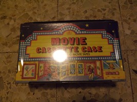 Vintage movieTara Toy Corp Cassette Carry Case Holds 10 Boxed Cassettes NICE vhs - £74.86 GBP