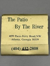 Vintage Matchbook Cover  The Pario By The Tiver  Atlanta, Georgia  gmg  unstruck - £9.30 GBP