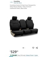 Coverking Custom Fit Seat Cover for Select Nissan Models: 1 Row Leathere... - $246.51