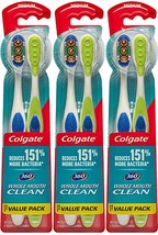 Colgate 360 Medium Toothbrush with Tongue and Cheek Cleaner, 6 Count - £11.52 GBP