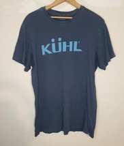 Kuhl = Cool Wildfibre Organic Short Sleeve Shirt Men LARGE BLUE Outdoors... - £19.04 GBP