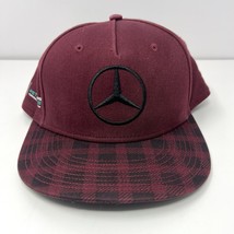 Mercedes Benz AMG Lewis Hamilton Hat Cap Petronas F1 Formula One Plaid Bill - $727.82 MXN