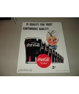 Coca-Cola Sprite Boy &quot;Is Quality You Trust Continuous Quality&quot; 1995 Tin ... - £9.33 GBP
