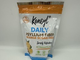 Konsyl Daily Psyllium Fiber Sugar-Free Orange Powder Supplement 11.4oz Exp 05/24 - £11.81 GBP